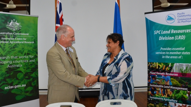 The Pacific Community (SPC) and ACIAR sign a strategic partnership tp accelerate research efforts across the region 
