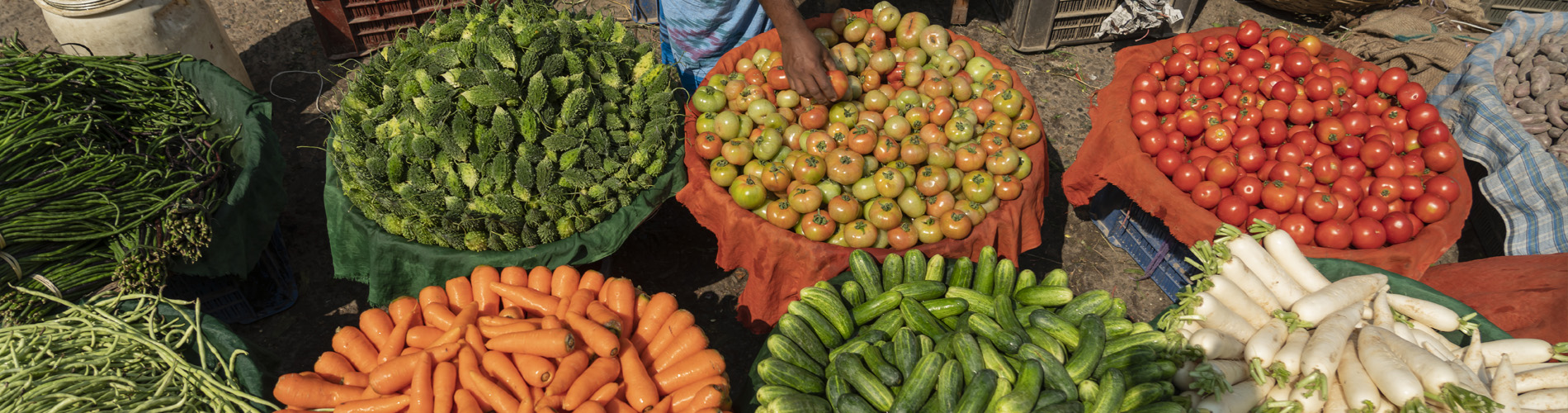 market stalls