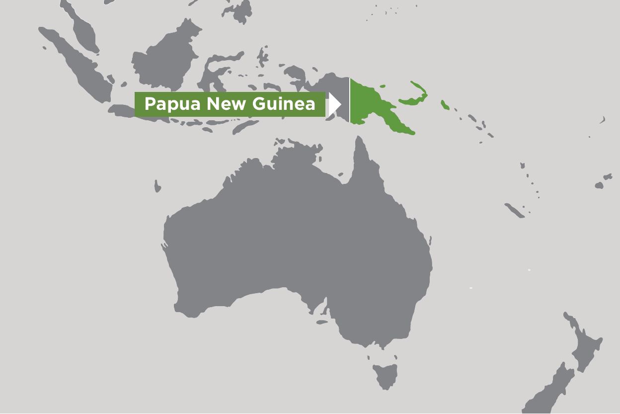 Map of Papua New Guinea