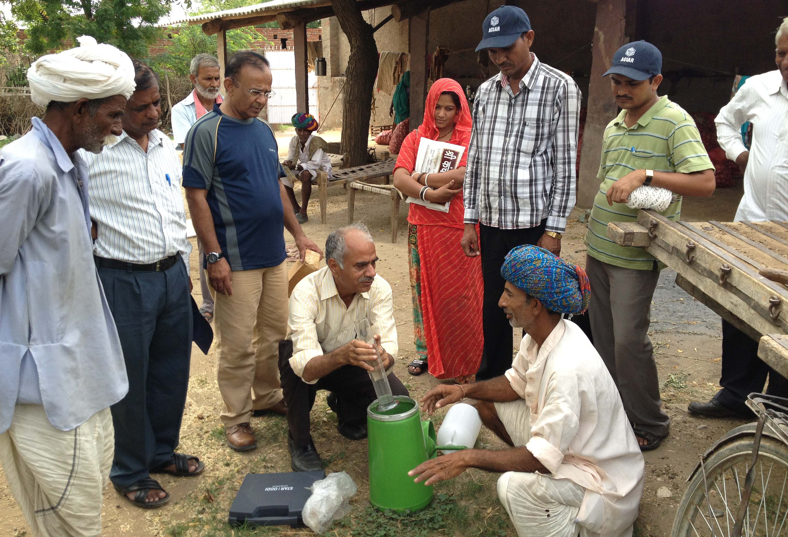 Water management training in India