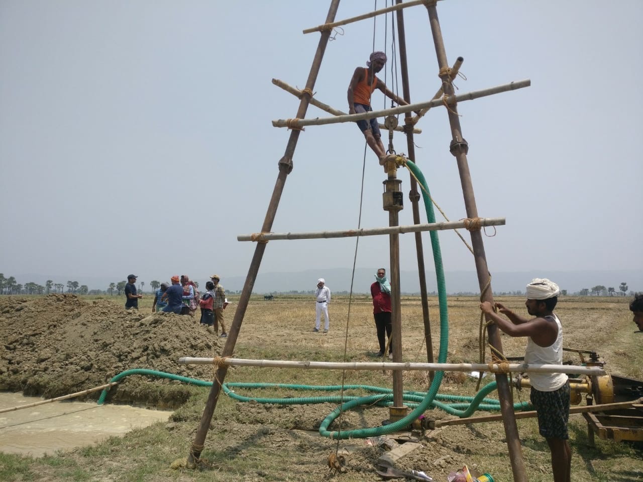 An ACIAR-supported project has successfully developed an Aquifer Storage and Recovery system in South Bihar. Photo provided by Nalanda University.