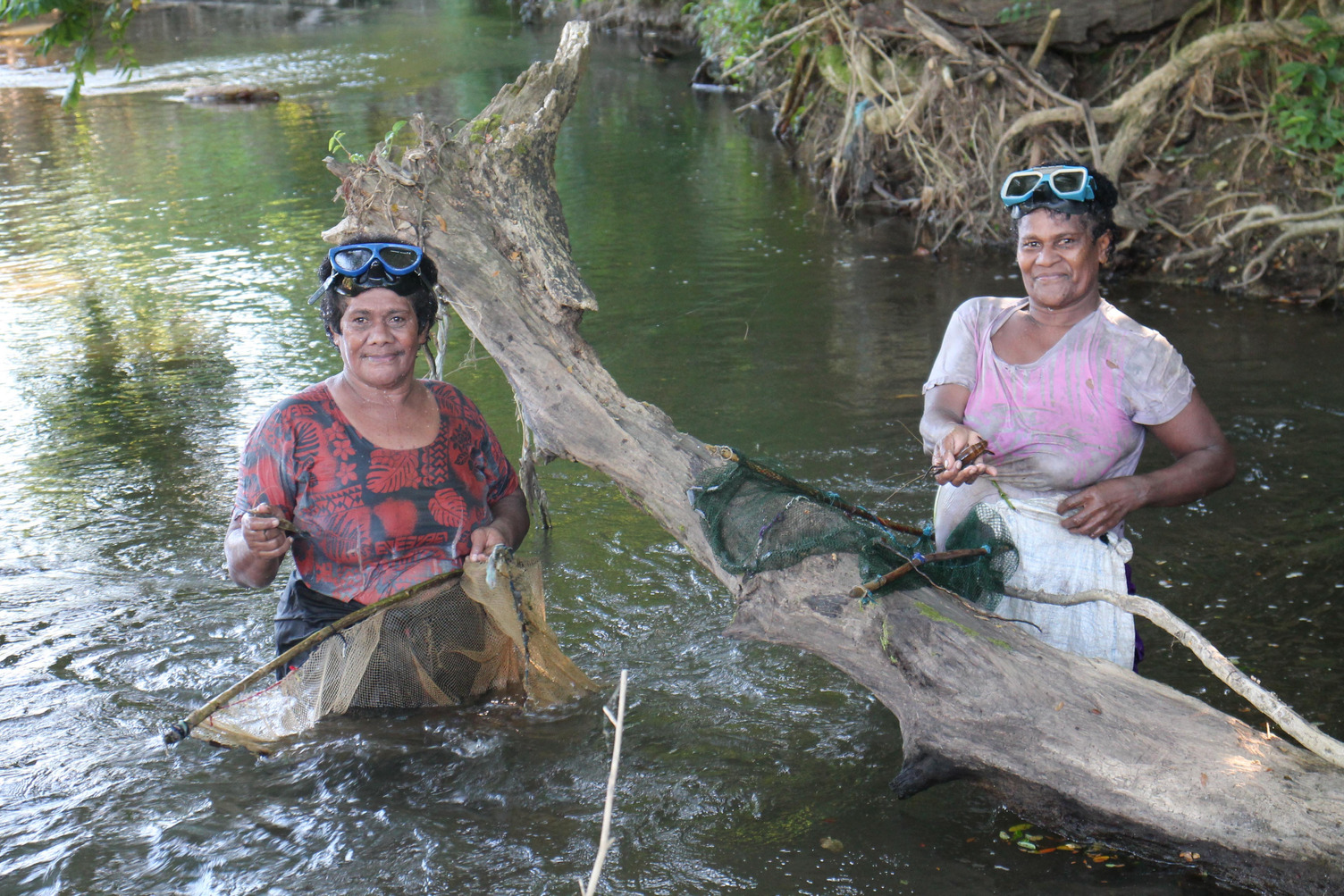 The members of NWC, make the most of their natural resources. while they wait for their agroforestry trees to show returns they do subsistence farming of short term crops and subsistence fishing and sell the produce at nearby markets