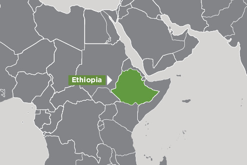 Map of Ethiopia