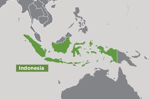 Map of Indonesia