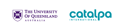 The University of Queensland and CATALPA logos