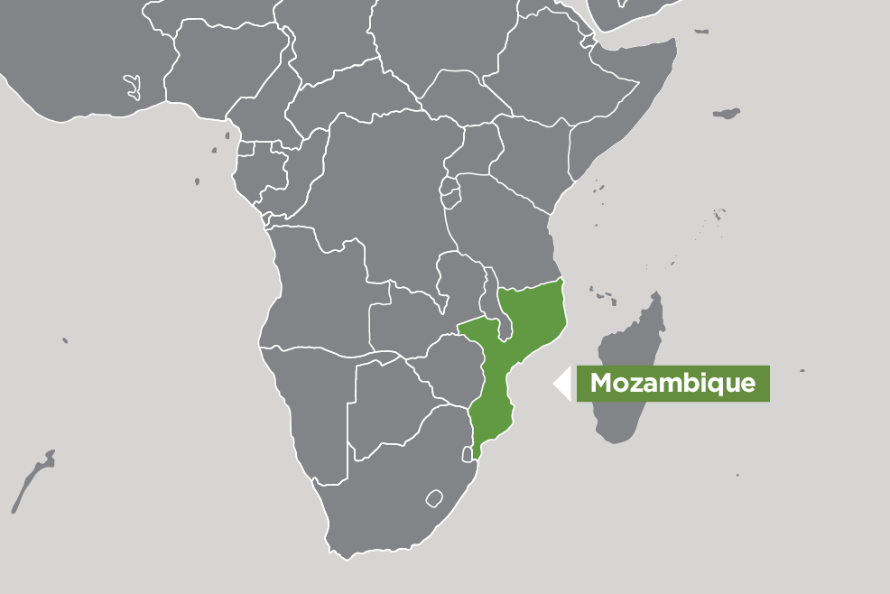 Map of Mozambique