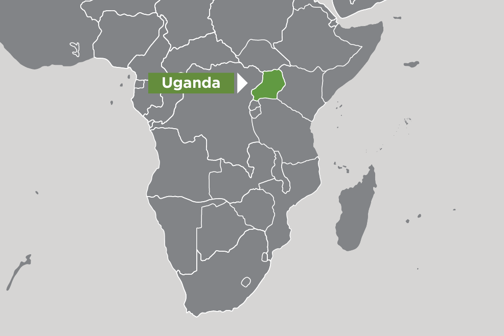 Map of Uganda