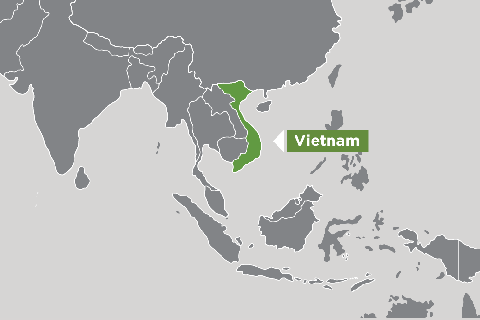 Map of Vietnam