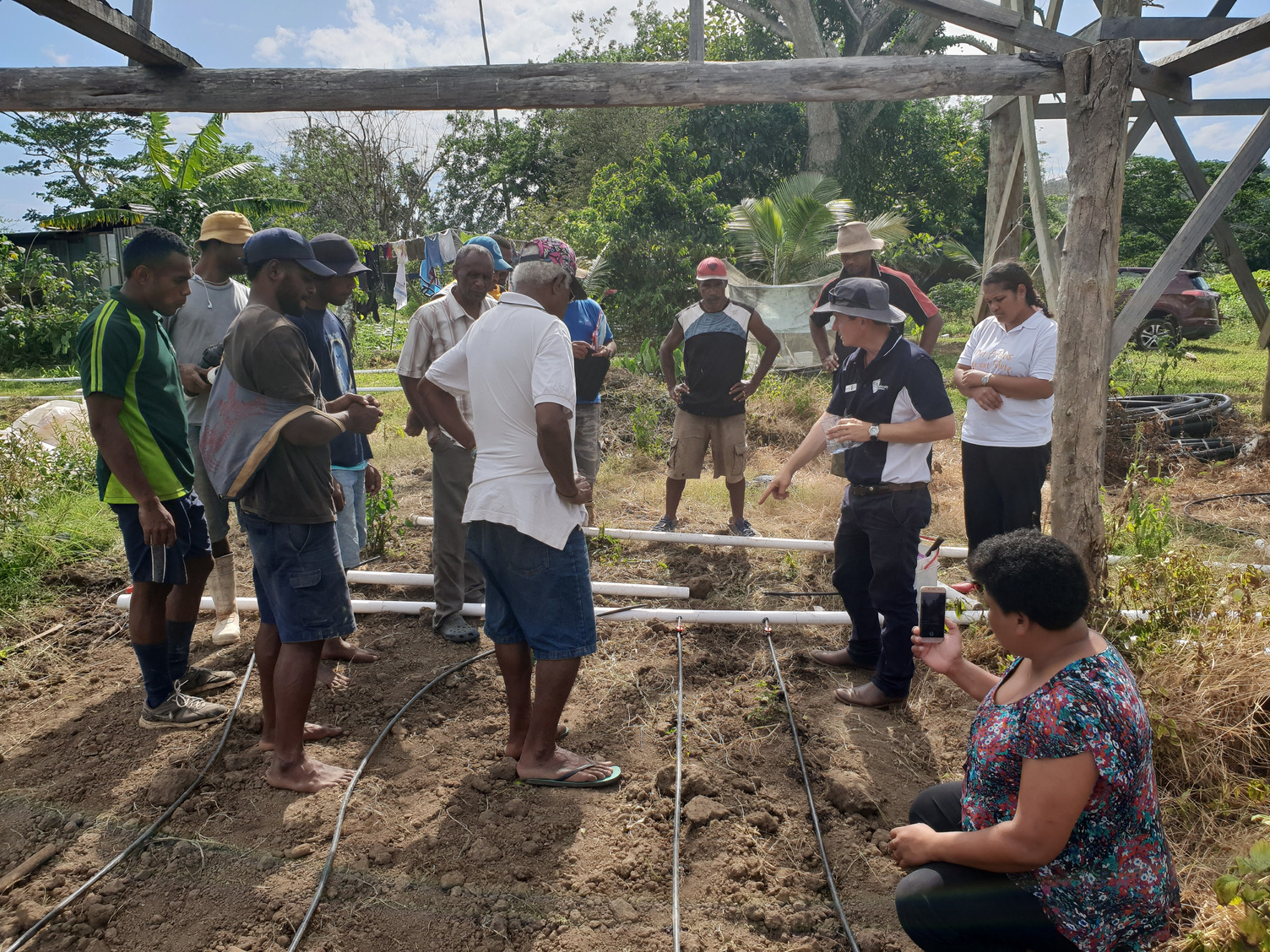 Protected cropping system are farming systems that use structures to protect crops from the weather. This usually involves using some structure supporting a cover material above plants grown with cultural methods that maximise yield per unit area.