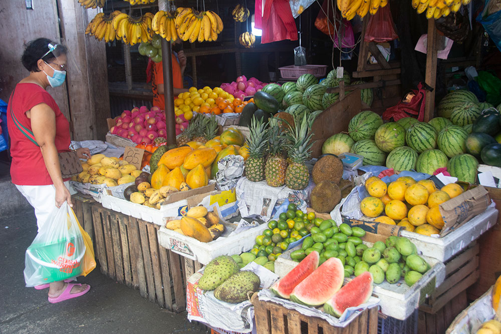 A fruit market