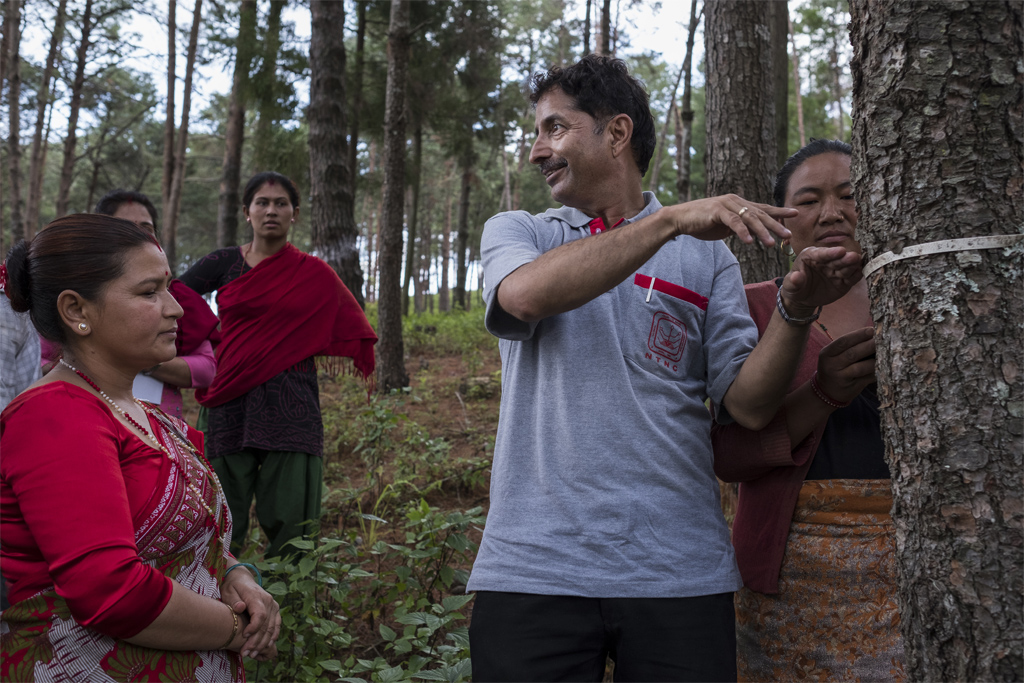 An ACIAR-supported project that has successfully improved ‘institutional’ capacity building is a project supporting community forestry in Nepal. Photo: Conor Ashleigh.