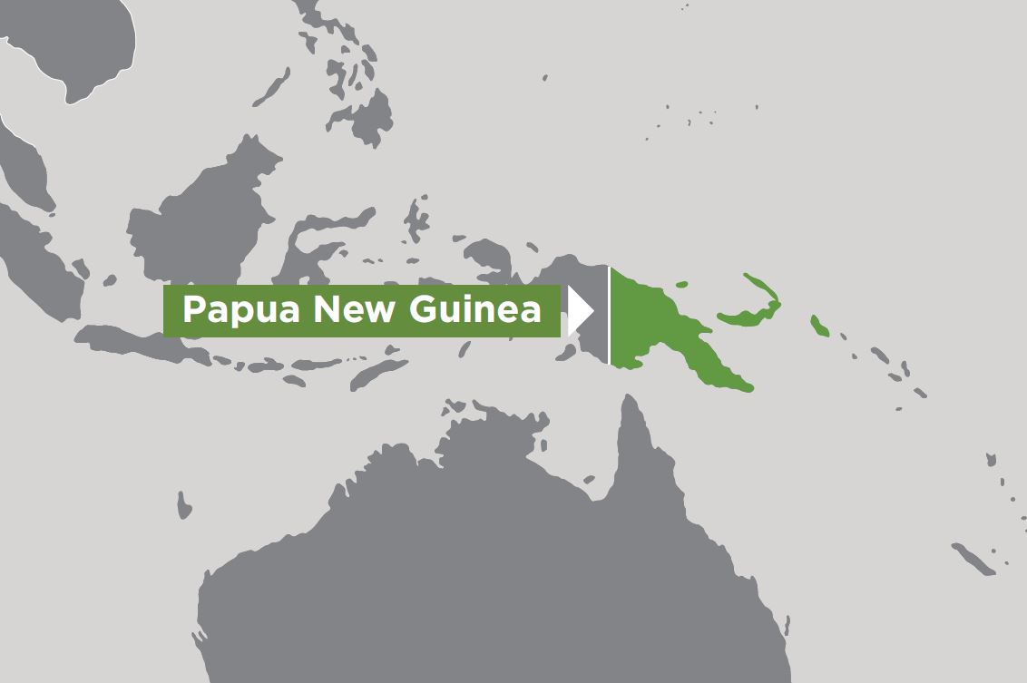 Map of Papua New Guinea