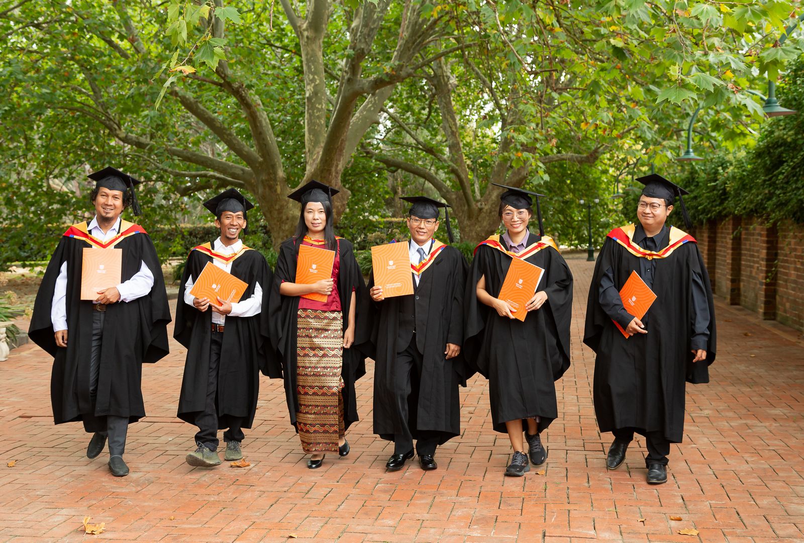 The six ACIAR-funded scholars shortly after graduating