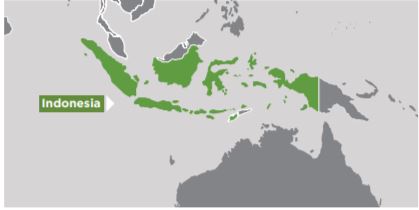 map of Indonesia