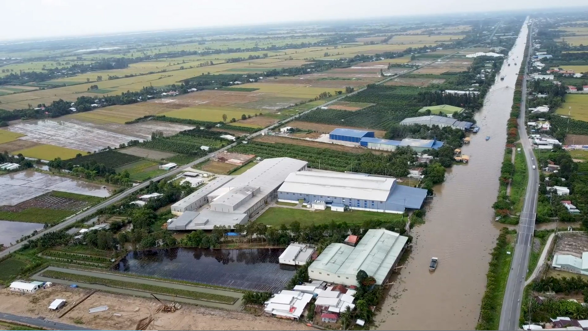 The SunRice Lap Vo rice mill in Dong Thap Province, Vietnam.