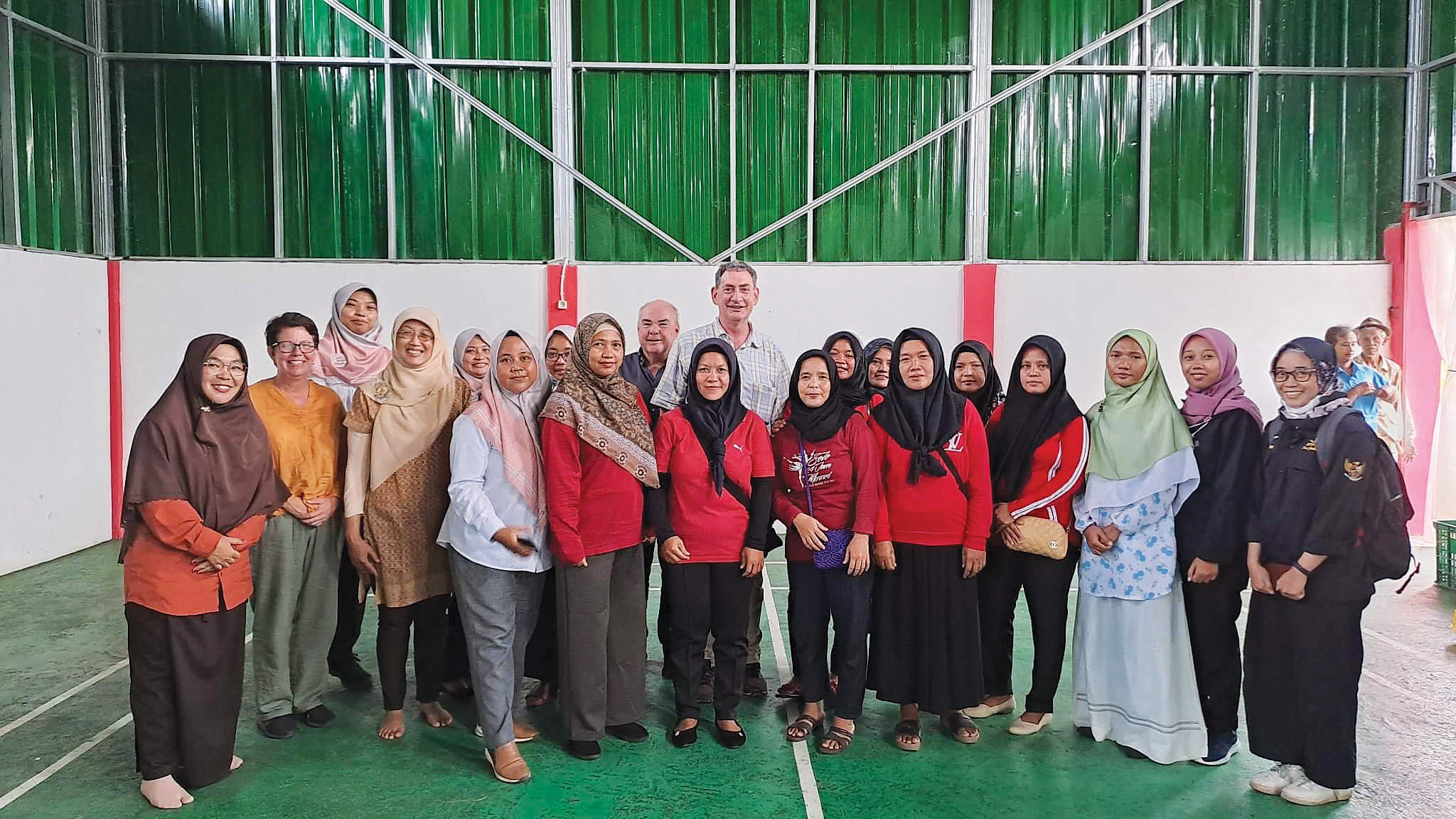 A group of woman standing together