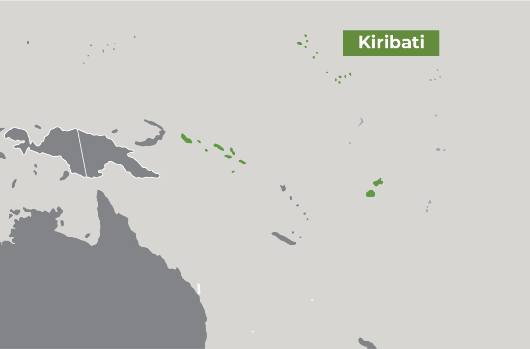 A map showing Kiribati.