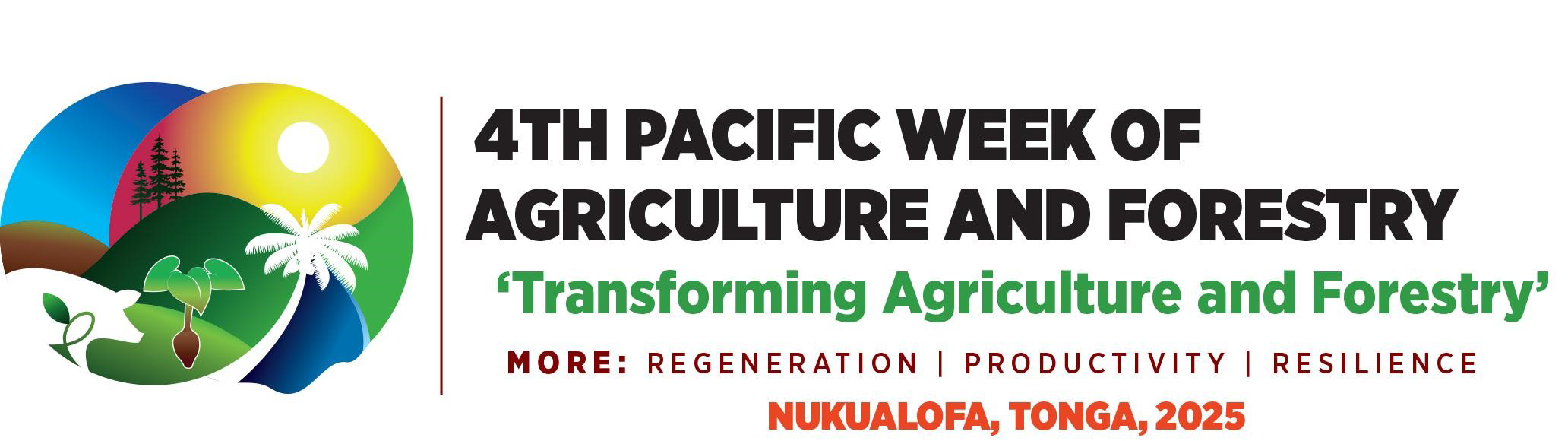 Pacific Week of Agriculture and Forestry - PWAF 2025 logo