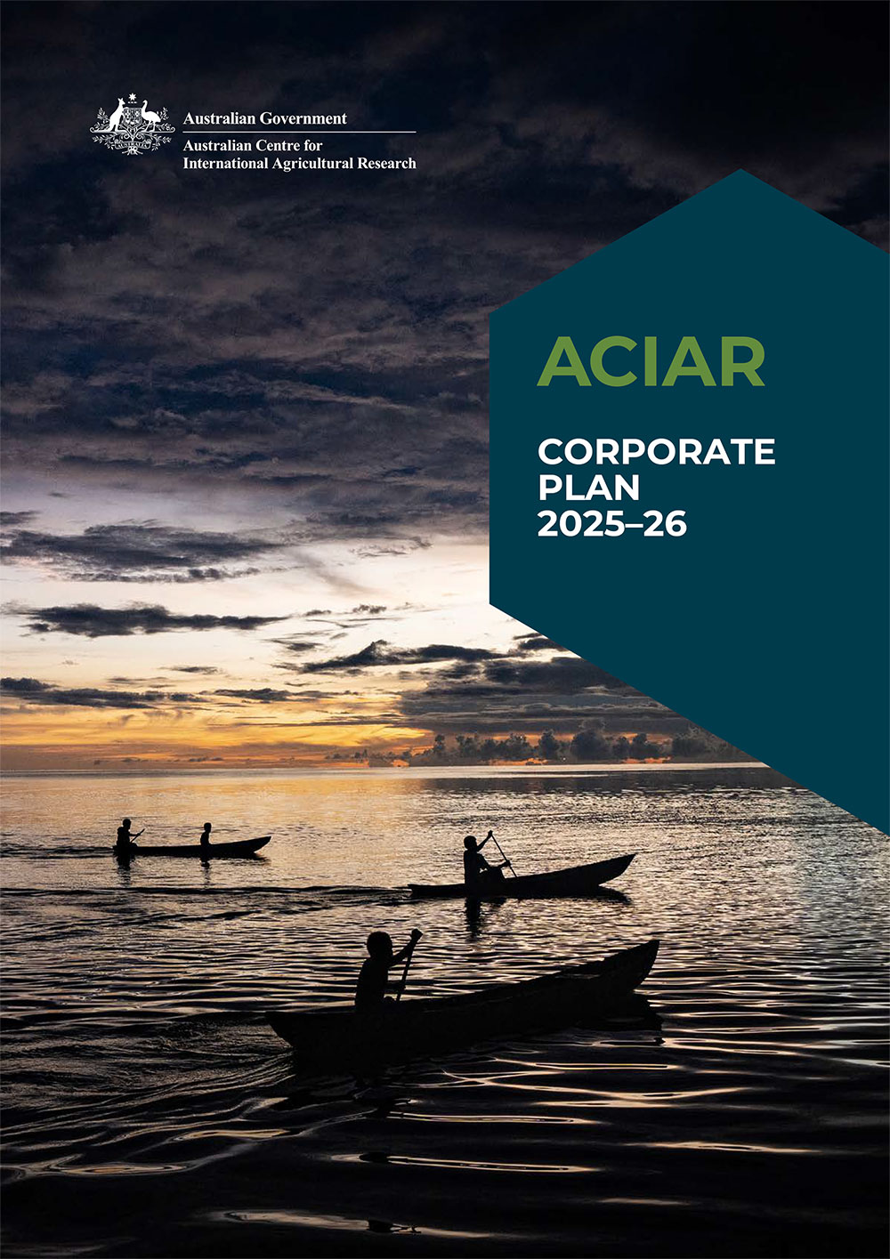 book cover showing silhouetted figures paddling canoes on a body of water