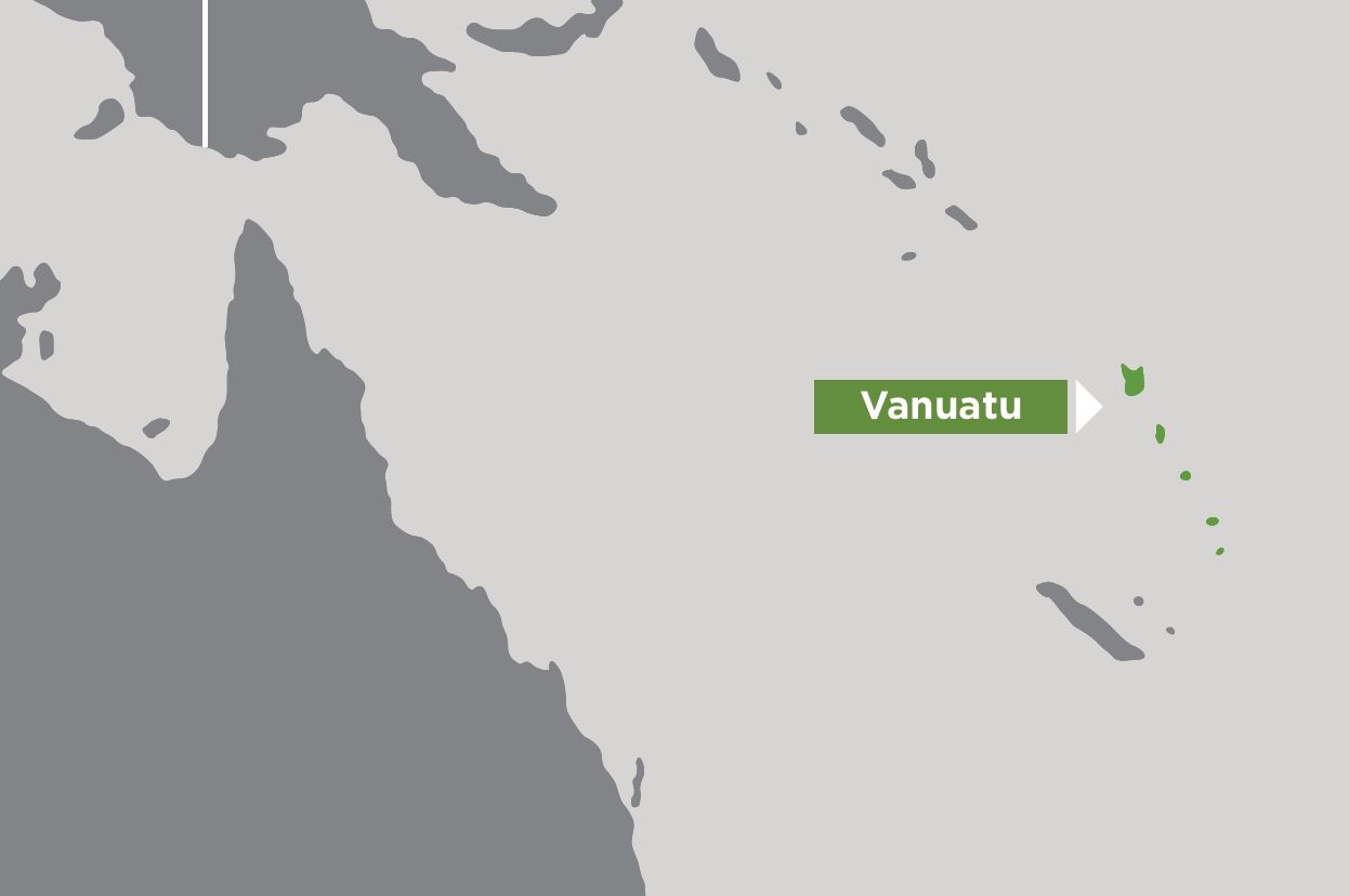 Map of Vanuatu