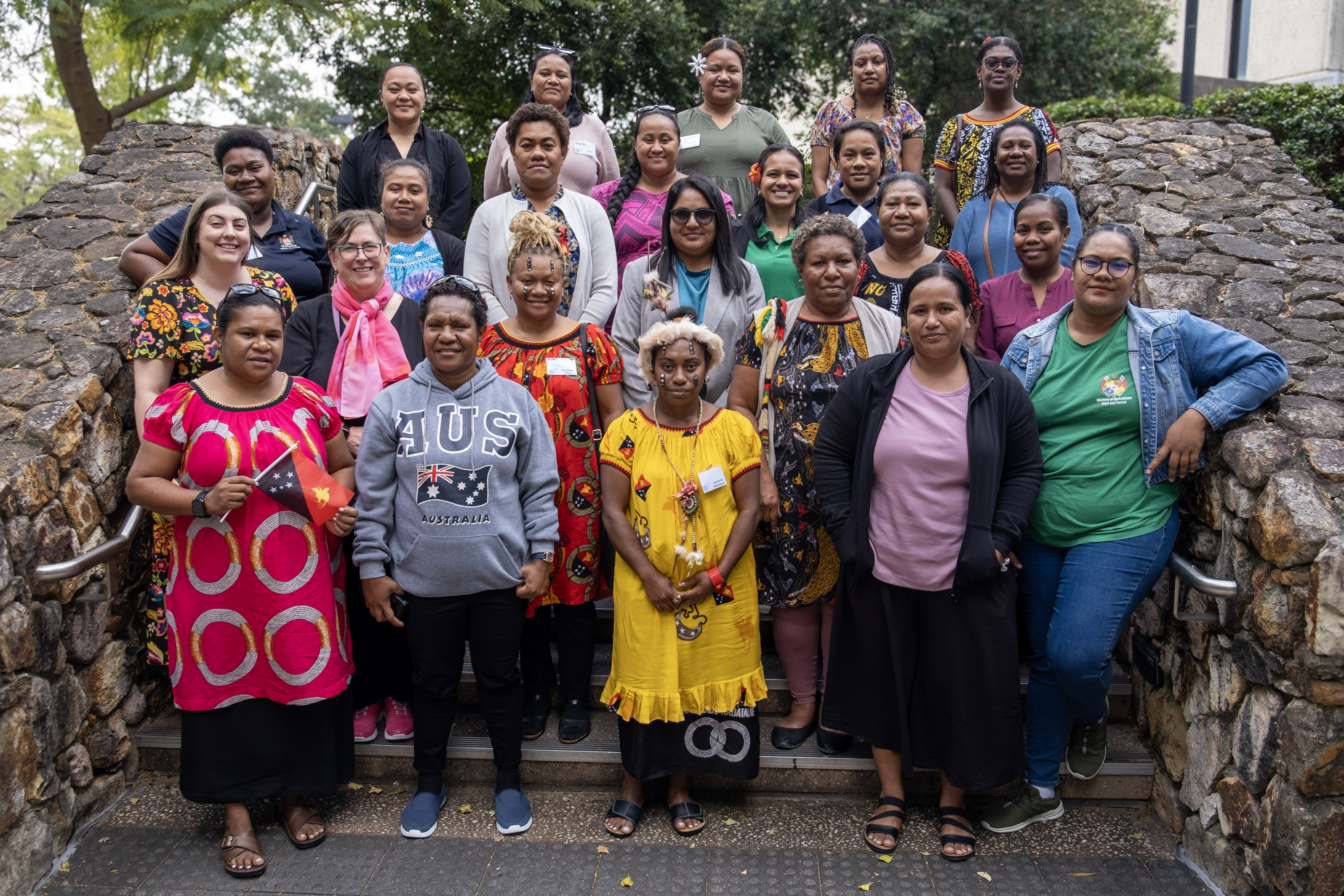 Woman at 2026 inception workshop for Meryl Williams Fellowship Pacific cohort