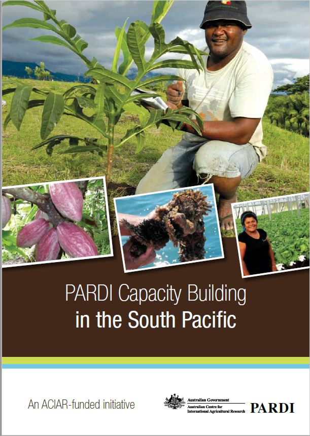 PARDI capacity building in the South Pacific cover