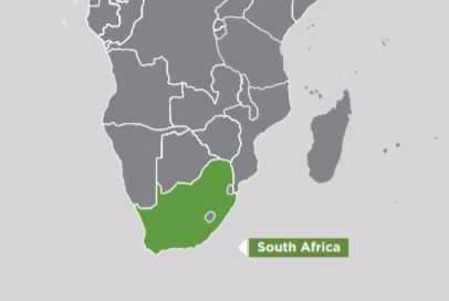 Map of South Africa