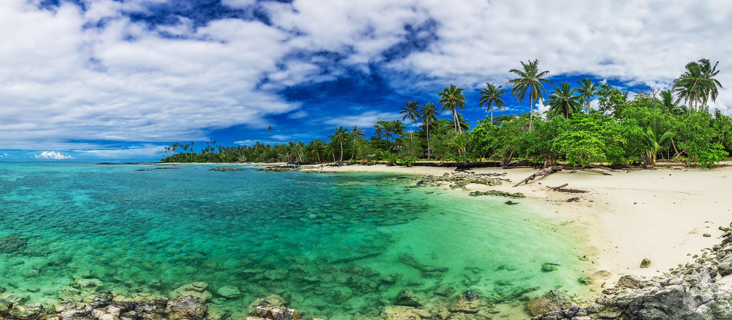 Pacific Island beach