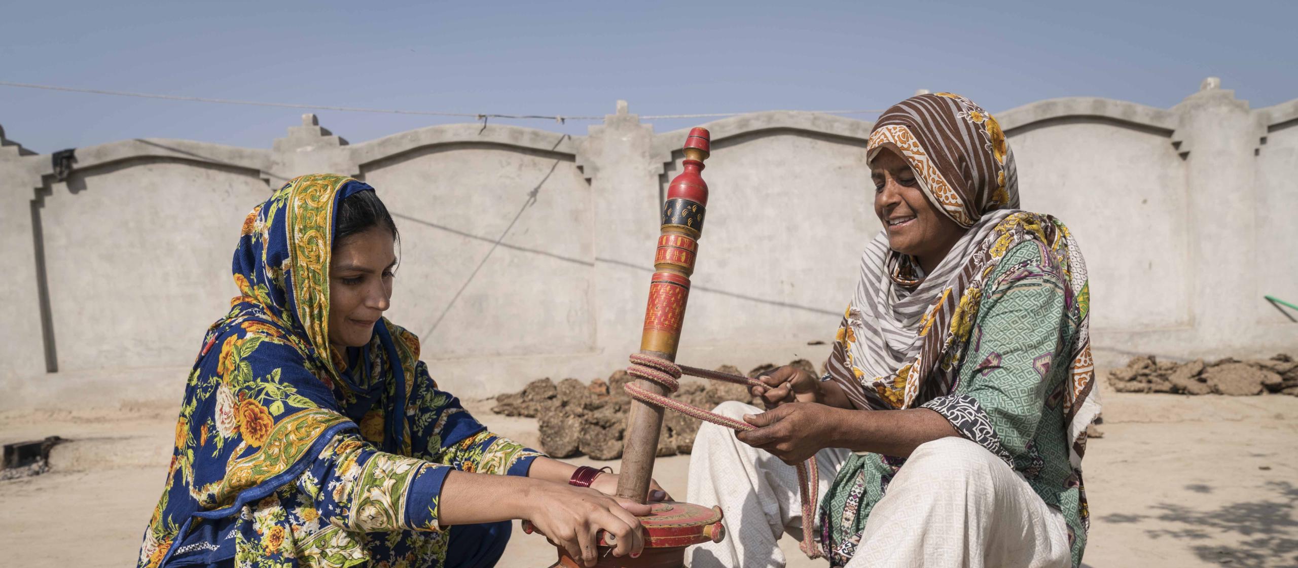 Pakistani dairy farmers 