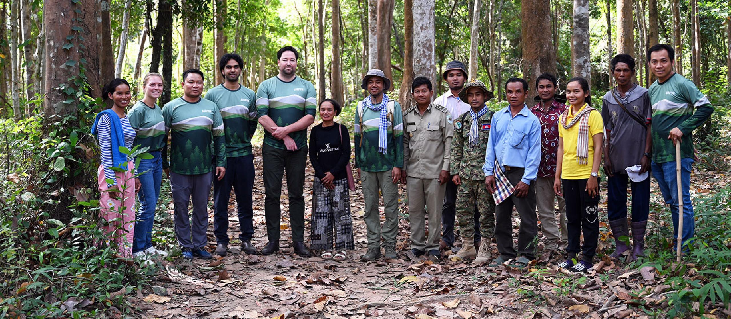 Dr Todd Sanderson, ACIAR Research Program Manager visits with local research team and communities.