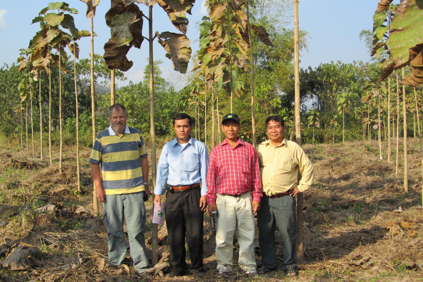 Laos farmers