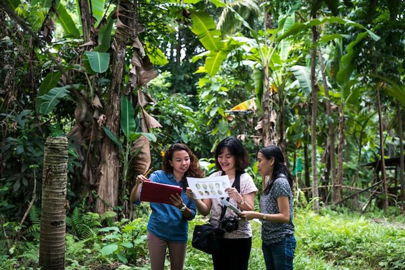 The next generation of female scientists conducting field research