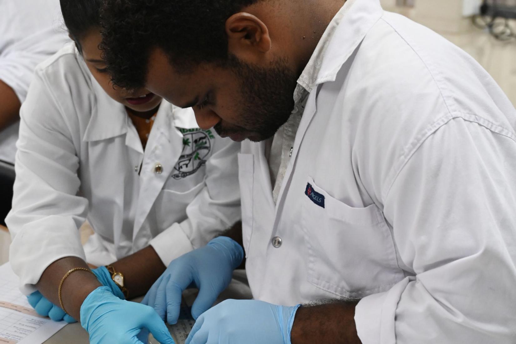 Scientists in Fiji