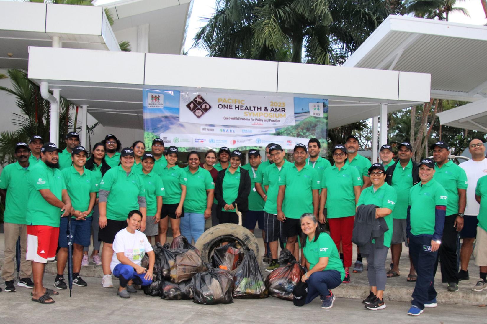 Group photo in Fiji 