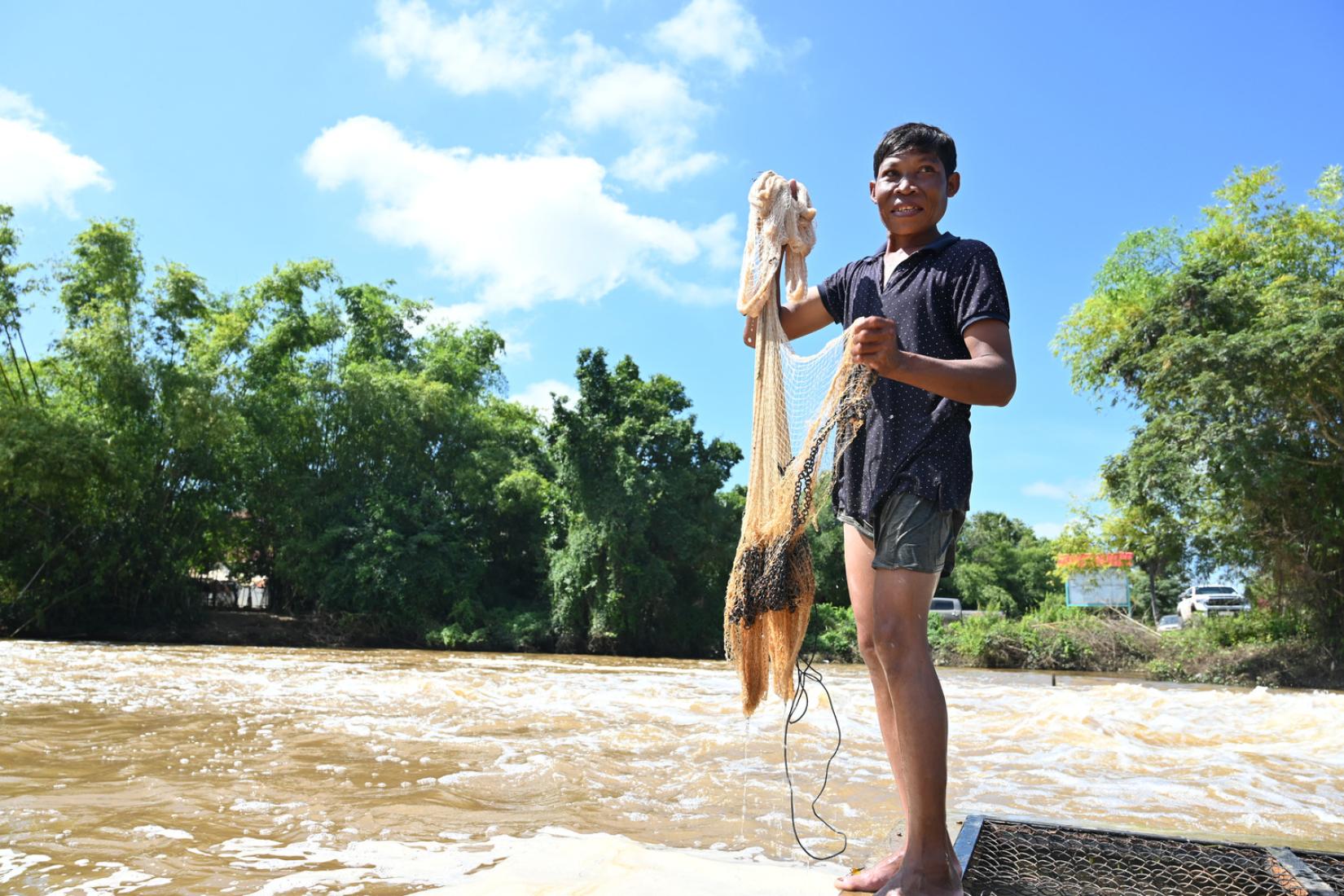 Wild-caught fish, especially small-bodied species, are a vital food source for rural Cambodian communities, providing essential nutrients and protein for families, particularly pregnant women and children.