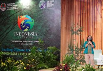 Indonesian researcher speaking