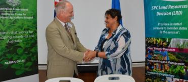 The Pacific Community (SPC) and ACIAR sign a strategic partnership tp accelerate research efforts across the region 