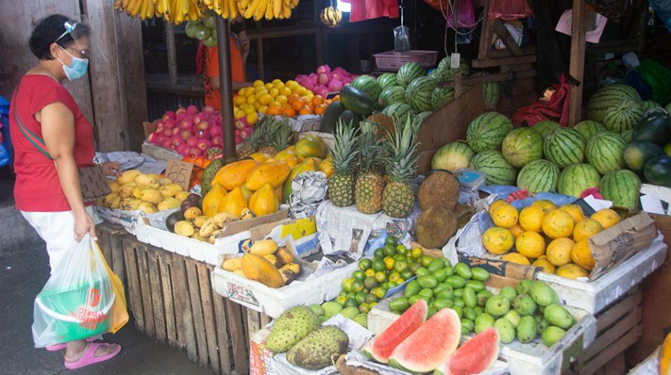 A fruit market