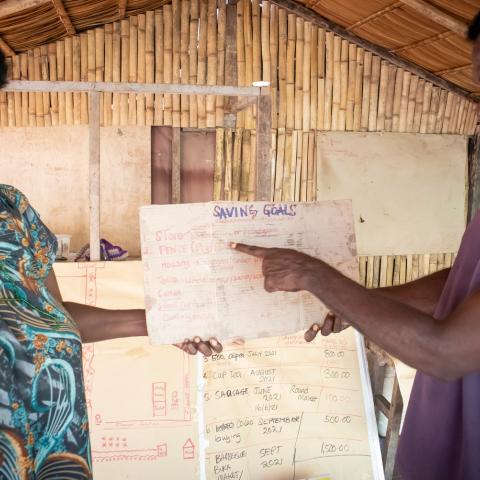 Farmers in PNG working on family goals 