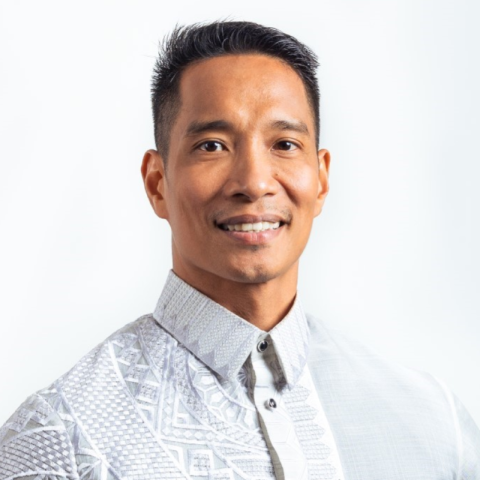 Man in white shirt