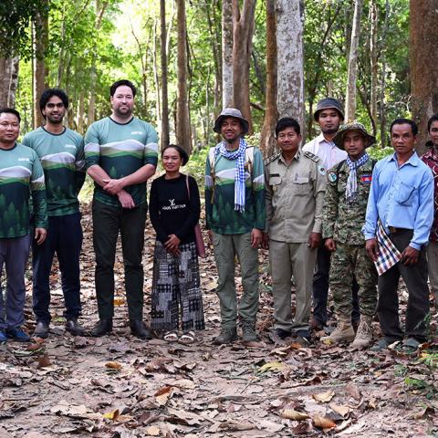 Dr Todd Sanderson, ACIAR Research Program Manager visits with local research team and communities.