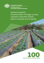 Book cover showing workers in a strawberry field