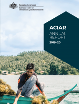 Cover page with a picture of man collecting seaweed from a small boat