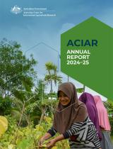 ACIAR Annual Report 2024-25 cover page
