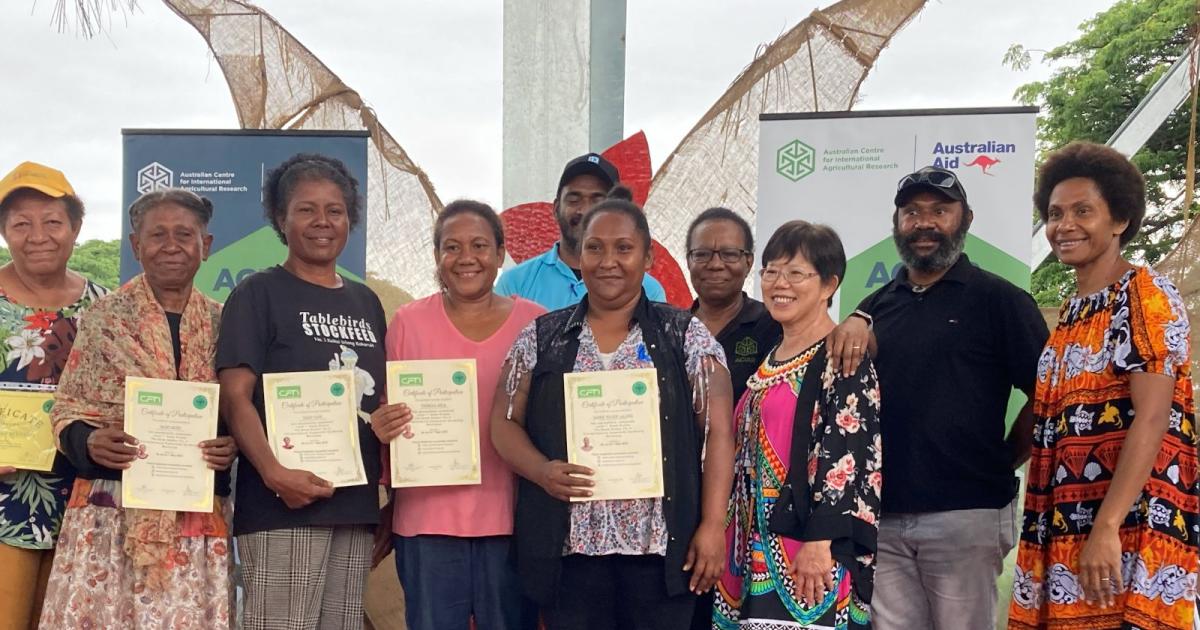 PNG women farmers turn research into real farming opportunities