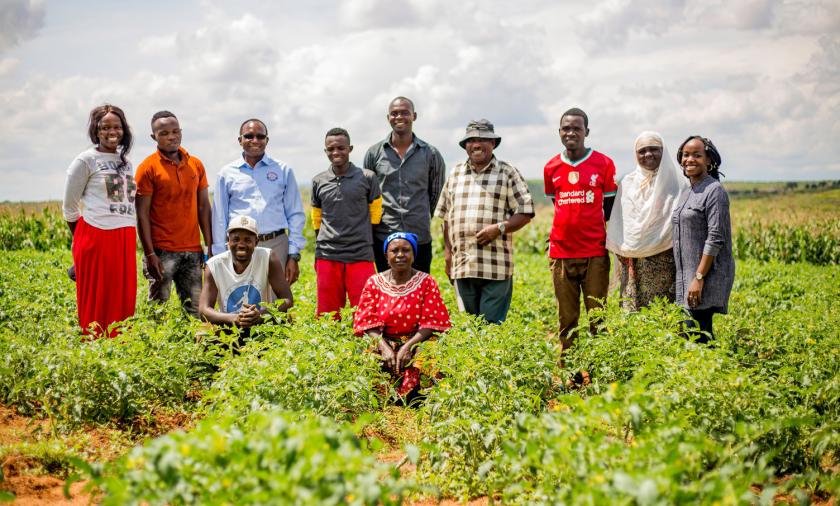 TISA research participants in the field 