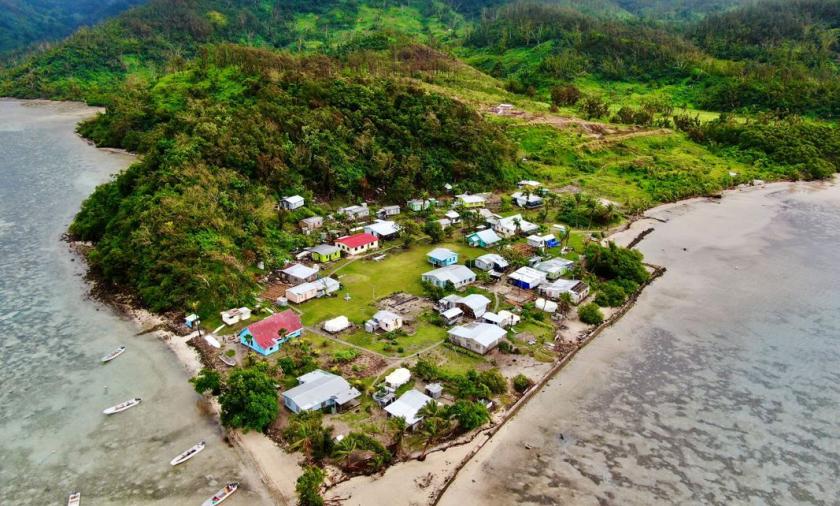 Narikoso, Kadavu in Fiji is one village already relocating due to rising sea levels. 
